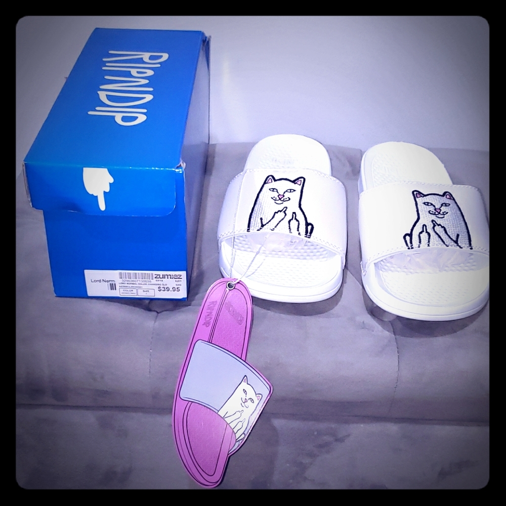 Zumies slides ripndip cat size 7 woman's
